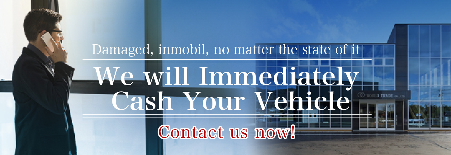 Damaged, inmobil, no matter the state of the it we will immediately cash your vehivle!