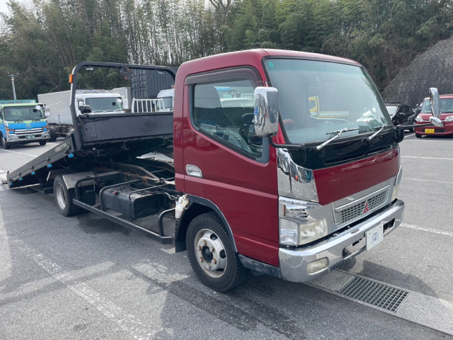 三菱ふそう　キャンター　キャリアカー　重機運搬車