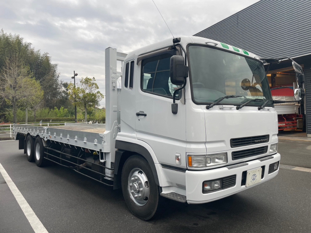 三菱ふそう　スーパーグレート　ハイジャッキセルフ　重機運搬車